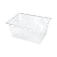 ราคา ตะกร้าทรงลึกพร้อมเฟรม STACKO FLEXI 60x40x28 ซม. สีขาว (1156358)