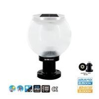 HI-TEK โคมไฟหัวเสา SOLAR 3 วัตต์ DAYLIGHT/WARM WHITE รุ่น HFSPR0250P