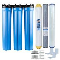 ราคา เครื่องกรองน้ำใช้ 3 ขั้นตอน UNI PURE รุ่น UB-304 ขนาด 20 นิ้ว (พร้อมไส้กรอง PLT/CTO/RESIN ) (888111800057)