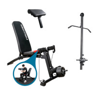 ราคา ชุดเซ็ต ม้านั่งฟิตเนส Homefittools รุ่น P1 Plus + เบาะรองแขน + เสาเสริม (888139600130)