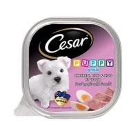 ราคา อาหารเปียกสุนัข CESAR PUPPY CHICKEN, EGG & RICE 100 ก. (1203110)