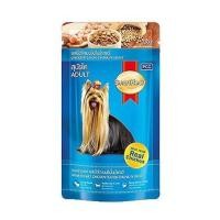 ราคา อาหารเปียกสุนัข SMARTHEART ADULT รสเนื้อไก่แบบชิ้นในน้ำเกรวี่ 130 ก. (1213170)