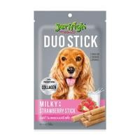 ราคา ขนมสุนัข JERHIGH DUO MILKY WITH STRAWBERRY 50 ก. (1213759)