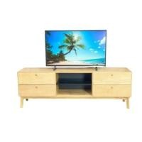 ราคา ตู้วางทีวี EVERGREEN FURNITURE G-4184-10G-4 174X40X65 สีน้ำตาลธรรมชาติ-สีดำ (888168100112)