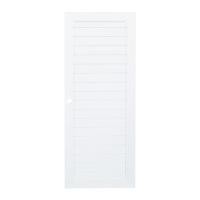 ราคา ประตูภายนอก UPVC เจาะลูกบิด ECO-DOOR TLW 80x200 ซม. สีขาว (1200774)