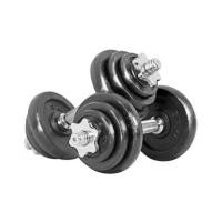 ราคา ชุดดัมเบล IRONTEC BLACK 20 กก. (1265363)