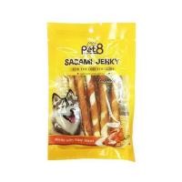 ราคา ขนมสุนัข PET8 SASAMI JERKY JJ14 ไก่พันครันชี่ขาว 50 ก. (1203722)
