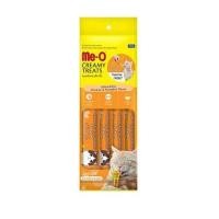 ราคา ขนมแมวเลีย ME-O CREAMY TREATS รสไก่และฟักทอง แพ็ก 4 ชิ้น (1204081)