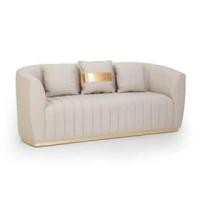 ราคา โซฟามินิมอล PATARA รุ่น CELINE LUXE 3 ที่นั่ง สีครีม (888165900060)