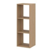 ราคา ชั้นวางของโล่ง 3 ชั้น KONCEPT TOMO 19238908 33 ซม. สีโอ๊ค (1293373)