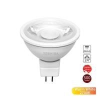 ราคา หลอด LED TOSHIBA MR16 2700K 12V 24D 7 วัตต์ WARM WHITE GU5.3 (1292034)