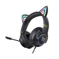 ราคา หูฟังเกมมิ่ง ONIKUMA X30 CAT EAR RGB GAMING HEADSET - สีดำ (888170100120)