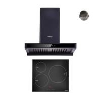 ราคา เตาฝัง+เครื่องดูดควัน HAFELE BAYU 60+LINA 495.07.382 (1267768)