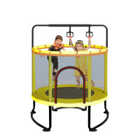 ราคา แทรมโพลีน สปริงบอร์ด HOMEFITTOOLS สีเหลือง (888139600179)