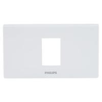ราคา หน้ากาก 1 ช่อง PHILIPS LEAF สีขาว (1116461)