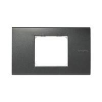 ราคา หน้ากาก 2 ช่องกลาง BTICINO SAG5522N สีดำ (1231819)