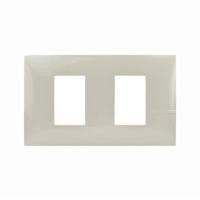 ราคา หน้ากาก 2 ช่อง BTICINO BAMBOO SAE2202TEH สีเบจ (1250905)