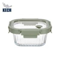 ราคา กล่องอาหารแก้วเหลี่ยม KECH RENA 0.52 ลิตร สีเทา (1285659)