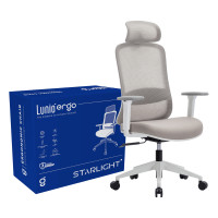 ราคา เก้าอี้ทำงานเพื่อสุขภาพ LUNIO ERGO STARLIGHT WHITE FROZEN สีขาว (888170800128)