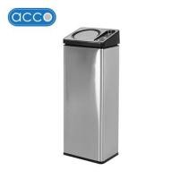 ราคา ถังขยะเหลี่ยมพร้อมที่เขี่ยบุหรี่ ACCO 30 ลิตร สีเทา (1282443)