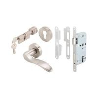 ราคา มือจับก้านโยกห้องทั่วไป MORTISE HAFELE 499.62.402 สีสเตนเลส (276976)