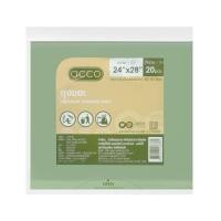 ราคา ถุงขยะแบบบาง CIRCULAR 24X28 นิ้ว ACCO สีเขียว (แพ็ก 20 ใบ) (1285148)