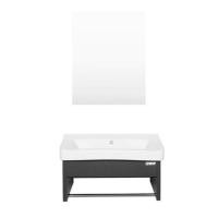 ราคา อ่างเคาน์เตอร์พร้อมกระจก WSP BSCT-811 สีเทา (1221449)