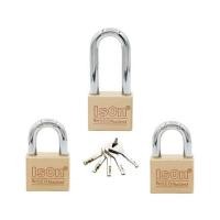 ราคา กุญแจคีย์อะไลก์ ISON KA.B-40/3 40 มม. สีทองเหลืองขัดเงา (3 ตัว/ชุด) (72910)