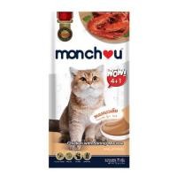 ราคา ขนมแมวเลีย MONCHOU CHICKEN WITH SHRIMP แพ็ก 5 ชิ้น (1222430)