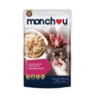 ราคา อาหารเปียกสุนัข MONCHOU CHICKEN TOPPING LAMB IN GRAVY 70 ก. (1222445)