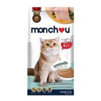 ราคา ขนมแมวเลีย MONCHOU TUNA WITH POLLOCK แพ็ก 5 ชิ้น (1222471)