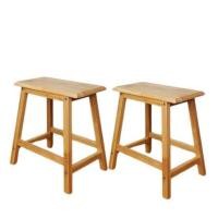 ราคา เก้าอี้บาร์ ไม้ยางพาราแท้ เก้าอี้สตูล EVERGREEN FURNITURE STC-18 43X23X45 CM. สีไม้ธรรมชาติ 2 ตัว / กล่อง (888168100143)