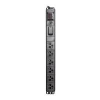 Glink รางปลั๊กไฟตู้ RACK 6 ช่อง 1 สวิตซ์ ยาว 5 เมตร รุ่น GPDU-08K