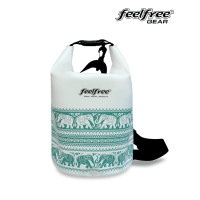 ราคา กระเป๋ากันน้ำ FEELFREE DRY TUBE CHANG รุ่นช้าง 3L สีขาว/เขียว (888180900053)