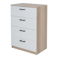 ราคา ตู้ลิ้นชัก 4 ลิ้นชัก FURDINI AMORE 59 ซม. สีไวท์โอ๊ค/ขาว (1228734)