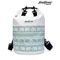 ราคา กระเป๋ากันน้ำ FEELFREE DRY TUBE CHANG รุ่นช้าง 15L สีขาว/เขียว (888180900061)
