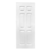 ราคา ประตูภายใน UPVC ไม่เจาะลูกบิด MT CL-002 80x200 ซม. สีขาวลายไม้ (1277198)
