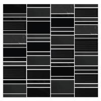 ราคา โมเสคแก้ว 30X30 ซม. GLASCERA STONE BLACK (1291507)