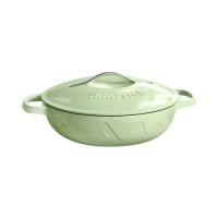 ราคา หม้อเหล็กหล่อ พร้อมฝา 28 ซม. AMERCOOK ALFETTA SIGNATURE GREEN IH (1286390)