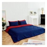 ราคา ชุดผ้าปูที่นอน 6 ฟุต (ชุด 6 ชิ้น) SANTA BEDDING สี BLUE/RED (1295856)