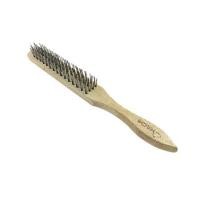 ราคา แปรงลวดเหล็ก ด้ามไม้ HACHI 4 แถว (1275858)