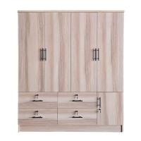 ราคา ตู้เสื้อผ้า 4 บานเปิด FURDINI HERO 160 ซม. สี NATURAL OAK (1289038)