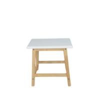 ราคา เก้าอี้บาร์ ไม้ยางพาราแท้ เก้าอี้สตูล EVERGREEN FURNITURE STC-18 43X23X45 CM. สีขาว / สีไม้ธรรมชาติ (888168100149)