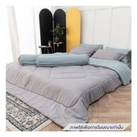 ราคา ชุดผ้าปูที่นอน 6 ฟุต (ชุด 6 ชิ้น) SANTA BEDDING สี GREEN/GREY (1295848)