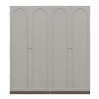 ราคา ตู้เสื้อผ้า 4 บานเปิด SB BUILT IN WARDROBE PLUS 59062814 200 ซม. สีครีม (1295290)