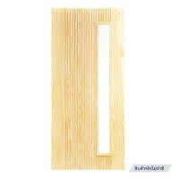 ราคา ประตูไม้สนนิวซีแลนด์ ไม่เจาะลูกบิด D2D D2D-913 90x200 ซม. สีธรรมชาติ (1295837)
