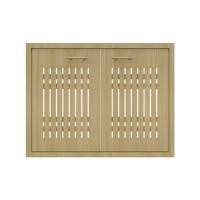 ราคา บานซิงค์คู่เกล็ดเต็ม JUPITER MINERVA 87x67 ซม. สีน้ำตาล (1240594)