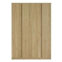 ราคา ตู้เสื้อผ้า 4 บานเปิด SB FURNITURE SKIFT 19240775 160 ซม. สีน้ำตาล (1295370)