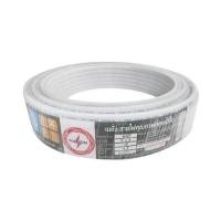 ราคา สายไฟ VAF NATION 2x4 ตร.มม. 30 ม. สีขาว (1280909)