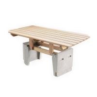 ราคา โต๊ะสนาม BUA DESIGN BUA STONE1.5 TABLE ECO WOOD 150 ซม. สีไม้ธรรมชาติ (1236582)